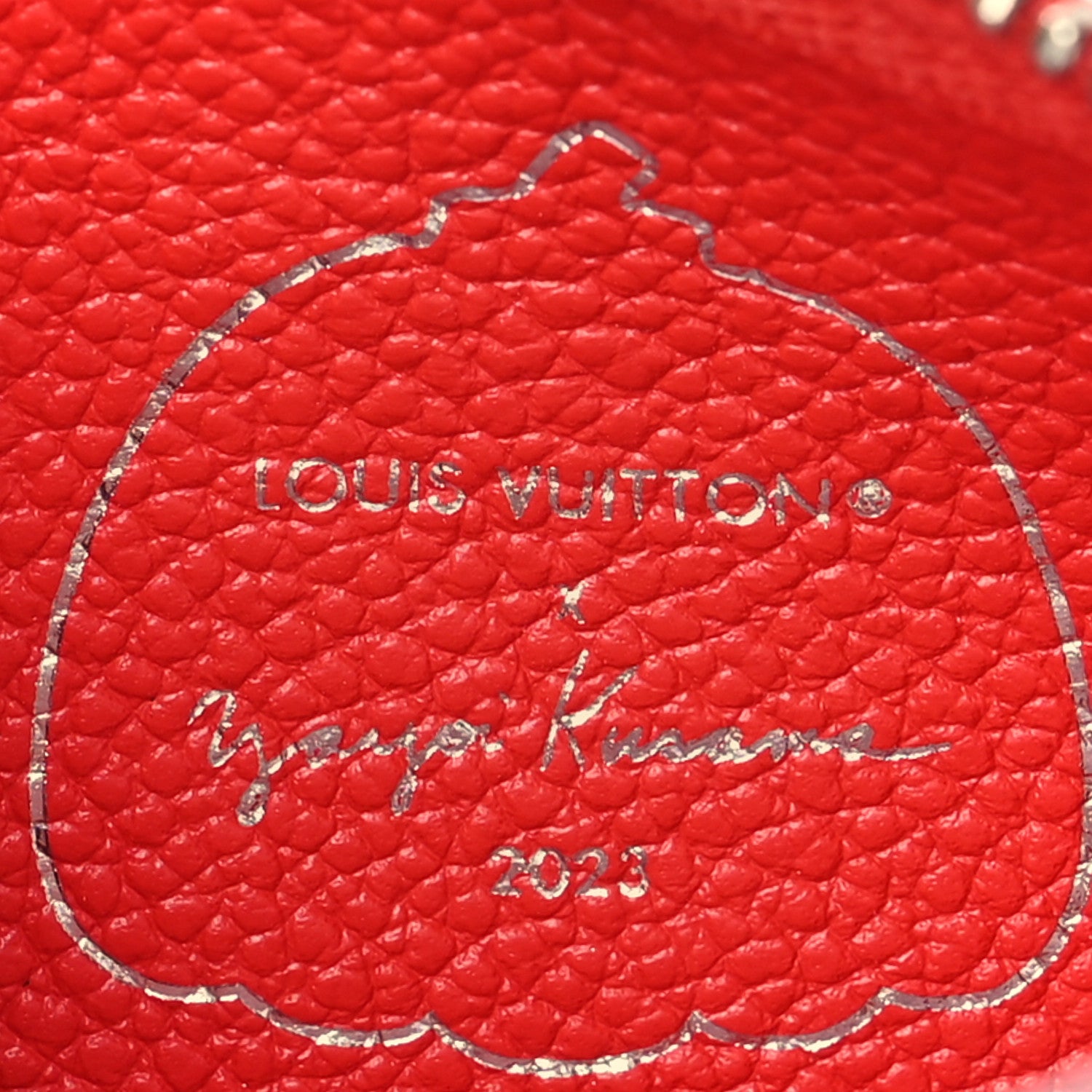 Louis Vuitton LV X YK Empreinte Infinity Dots Key Pouch Red White 6 of 9