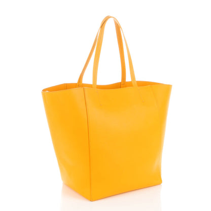 Celine Grained Calfskin Medium Horizontal Cabas Phantom Saffron 3 of 8