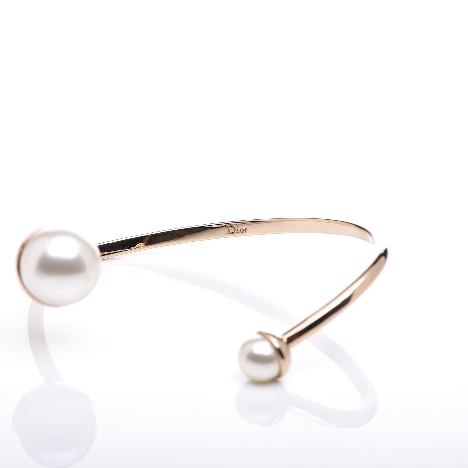 Christian Dior Pearl Dior Cuff Gold 5 of 6