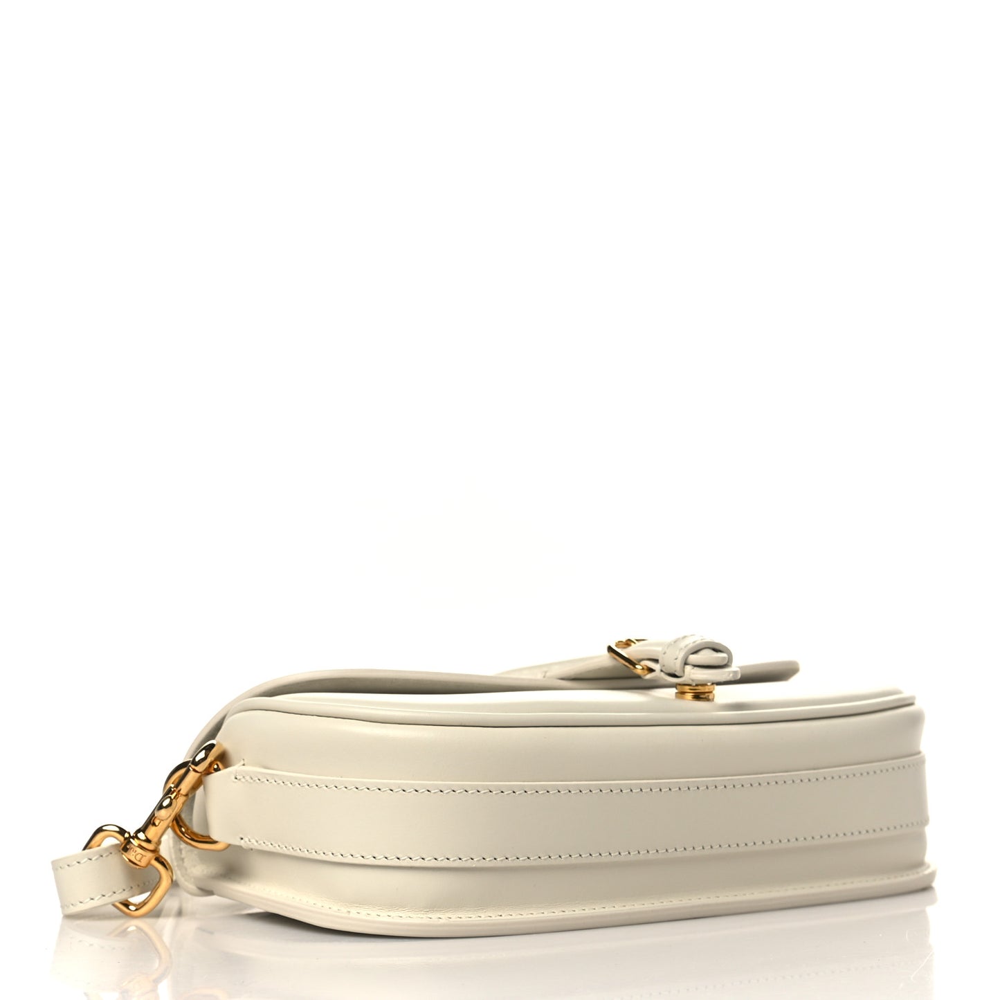 Box Calfskin East West Bobby Bag Latte
