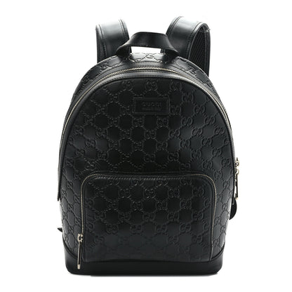 Gucci Guccissima Signature Small Day Backpack Black 1 of 9