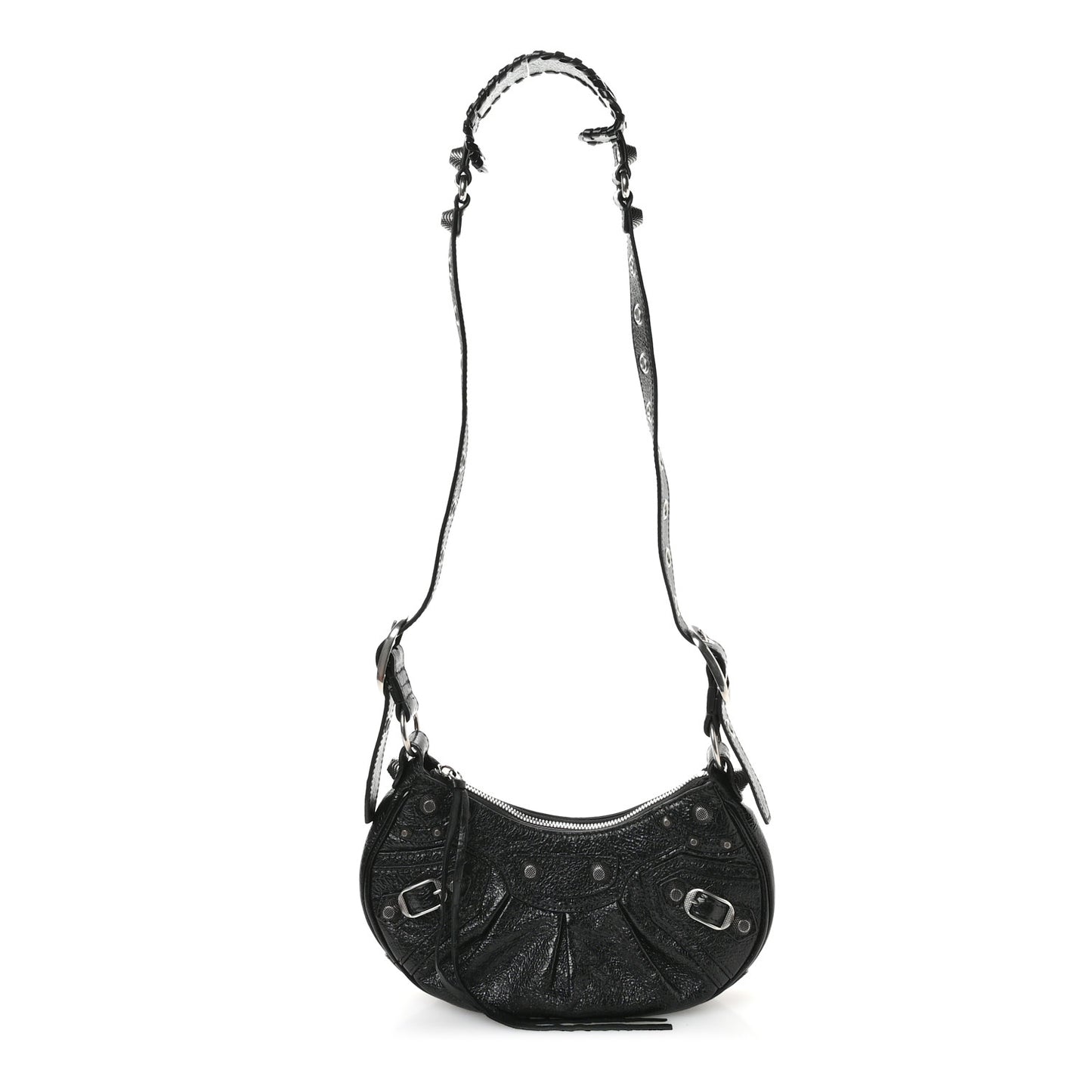 Agneau Arena Le Cagole Shoulder Bag XS Black