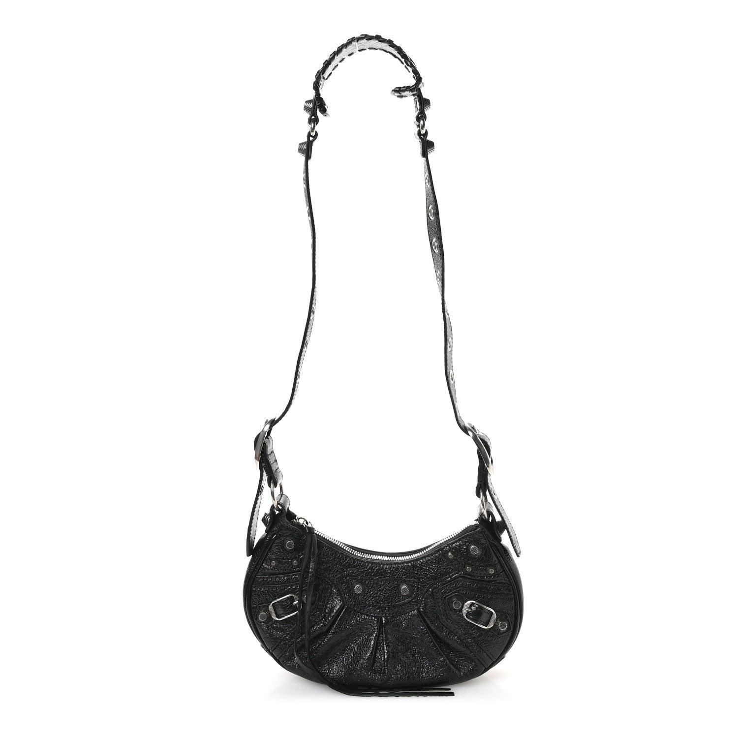 Balenciaga Agneau Arena Le Cagole Shoulder Bag XS Black 1 of 13