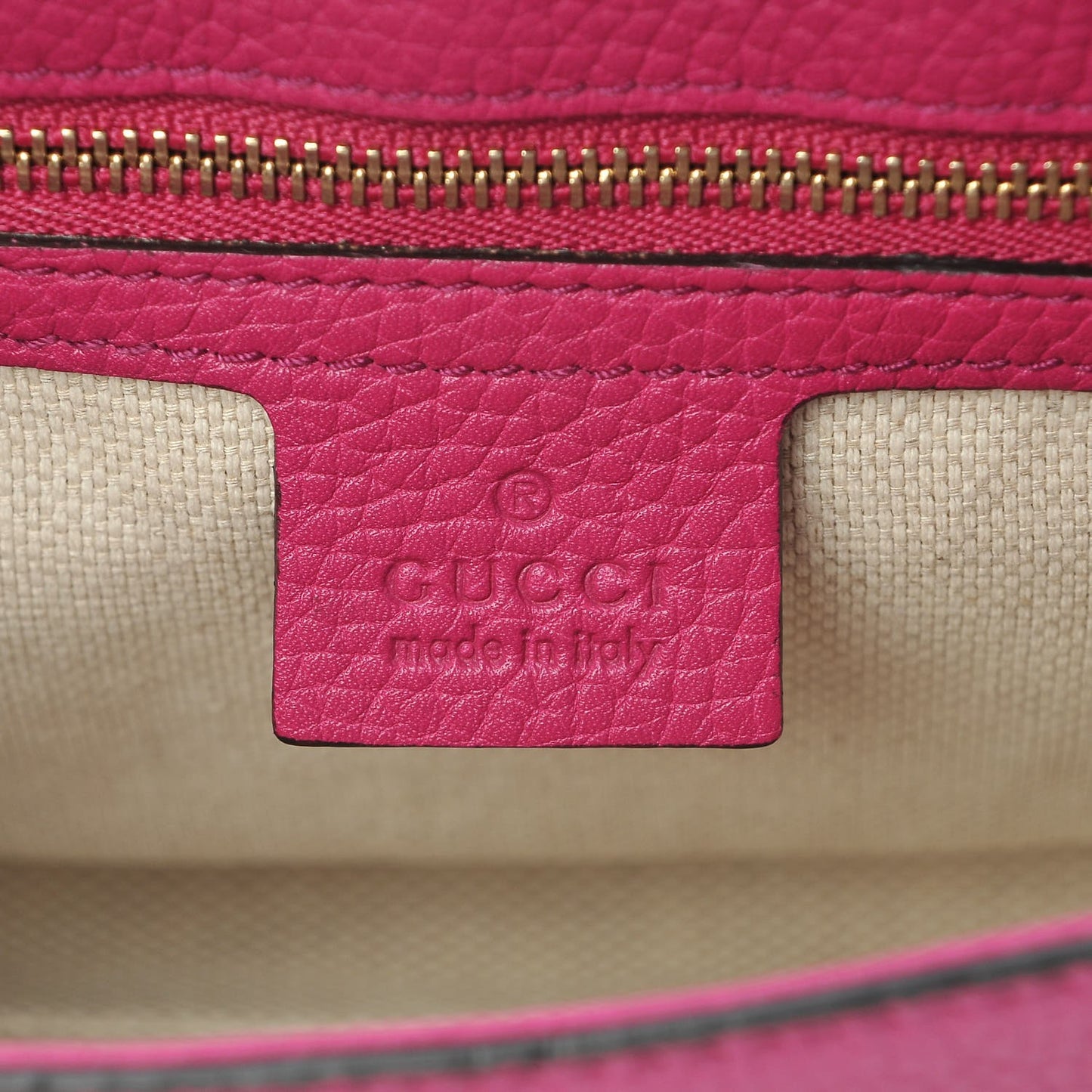 Cellarius Calfskin Medium Soho Flap Crossbody Bright Bouganville