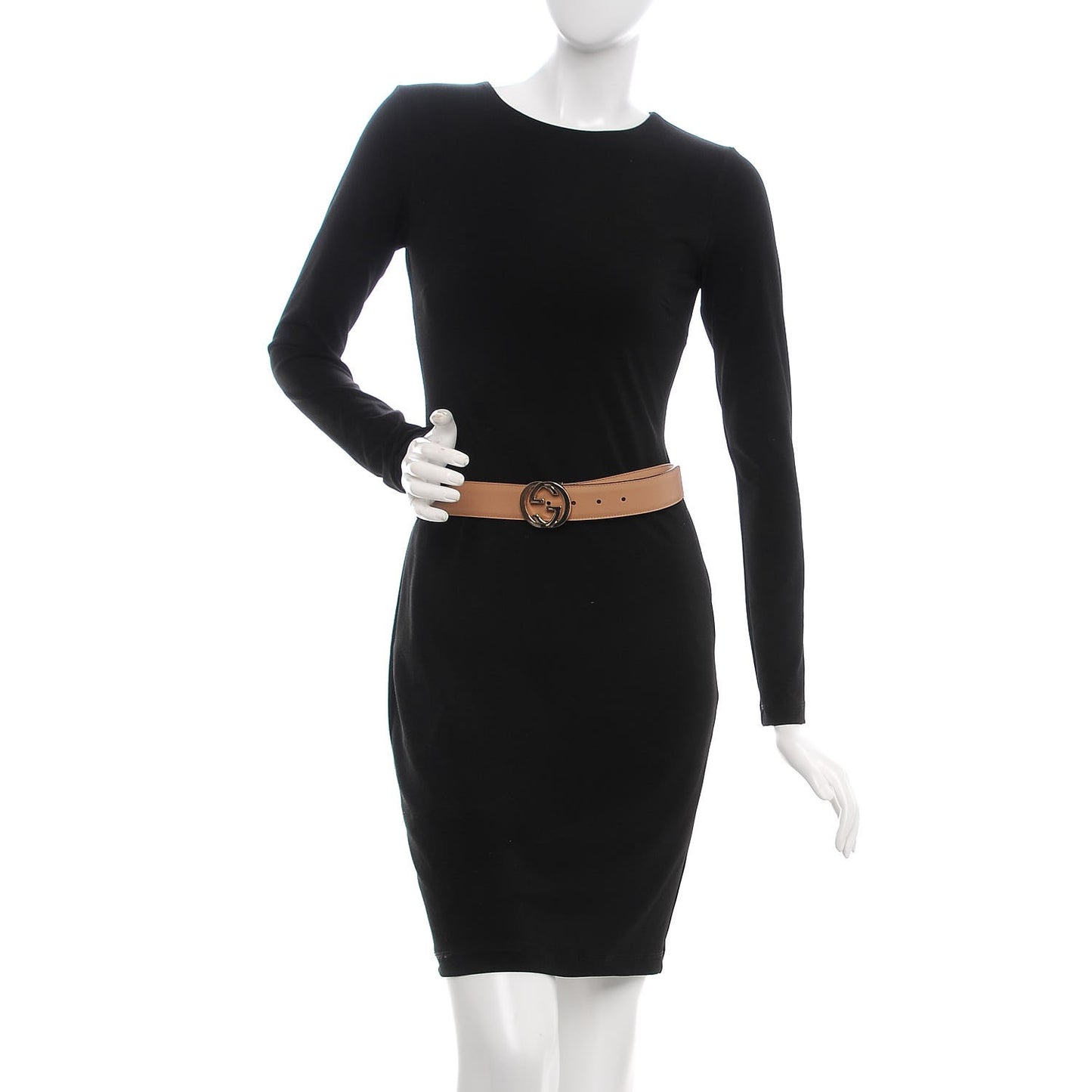 Calfskin Interlocking G 37mm Belt 80 32 Camelia