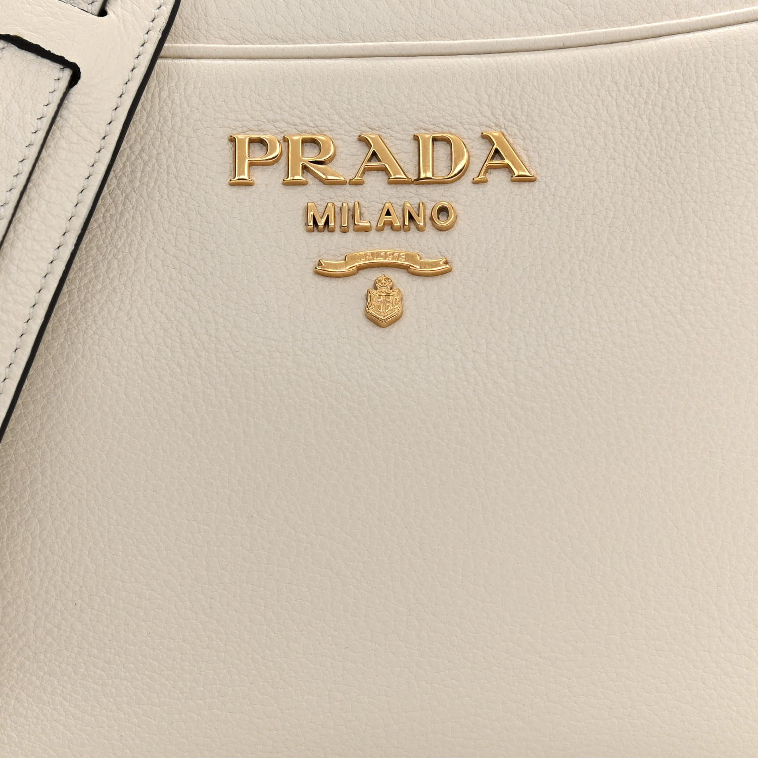 Prada Vitello Daino Medium Double Zip Shoulder Bag White 8 of 10