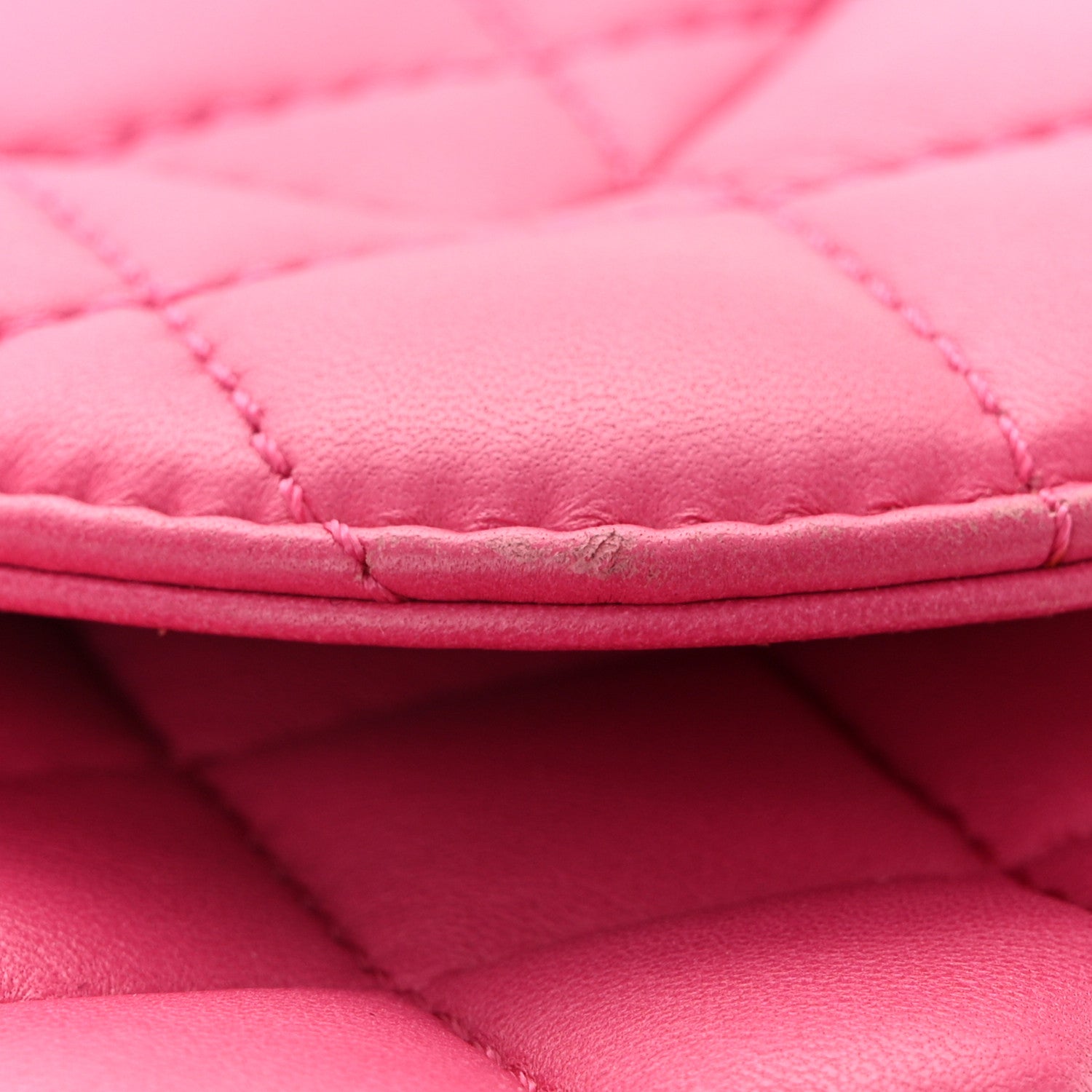 Chanel Lambskin Quilted Medium Mademoiselle Chic Flap Fuchsia 11 of 14