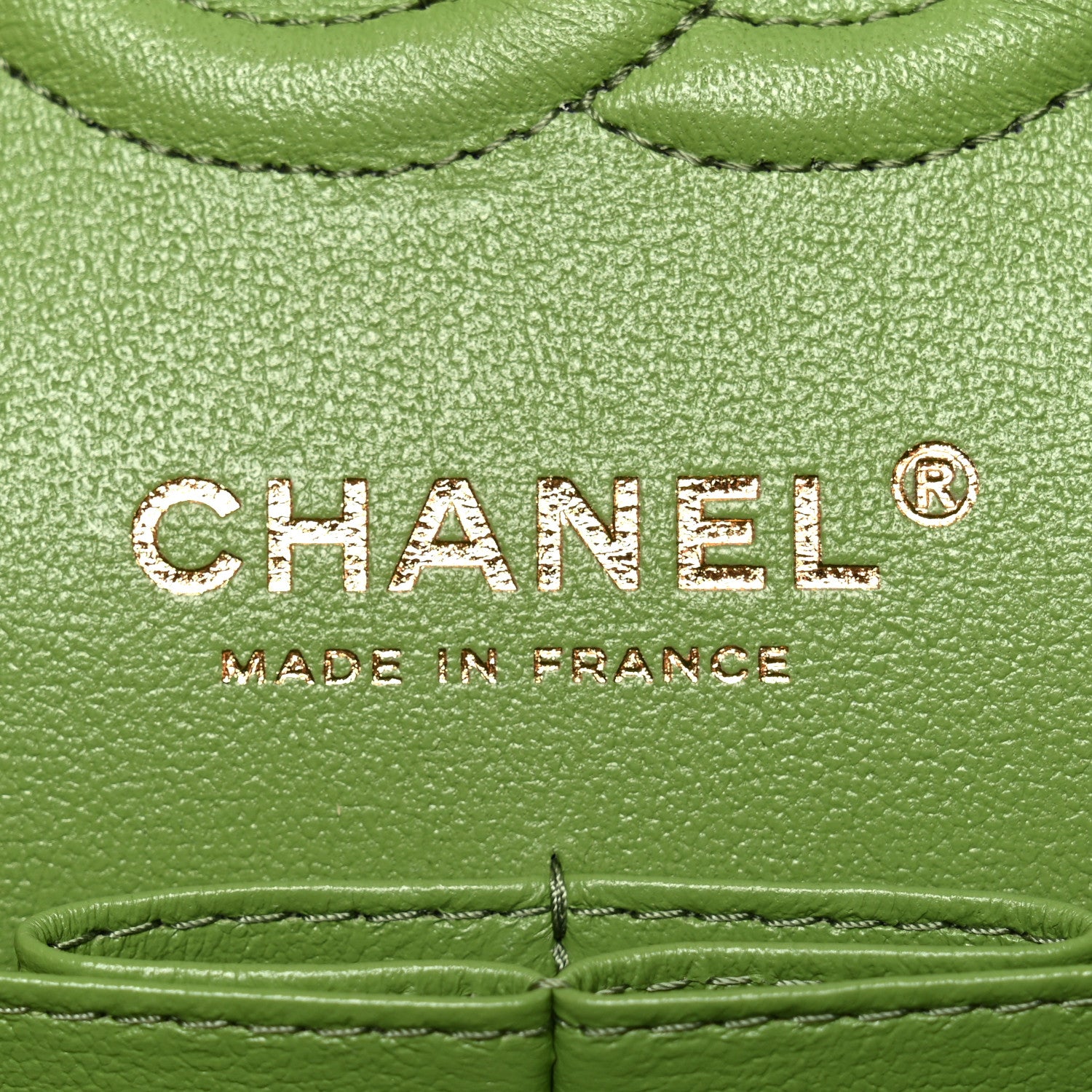 Chanel Caviar Quilted Small Double Flap Green 6 of 13