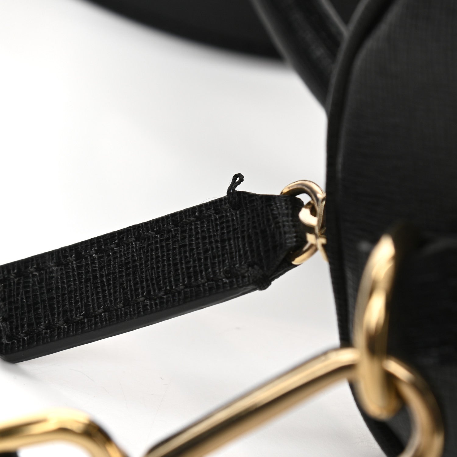 Versace Saffiano Calfskin Palazzo Duffle Bag Black 8 of 8