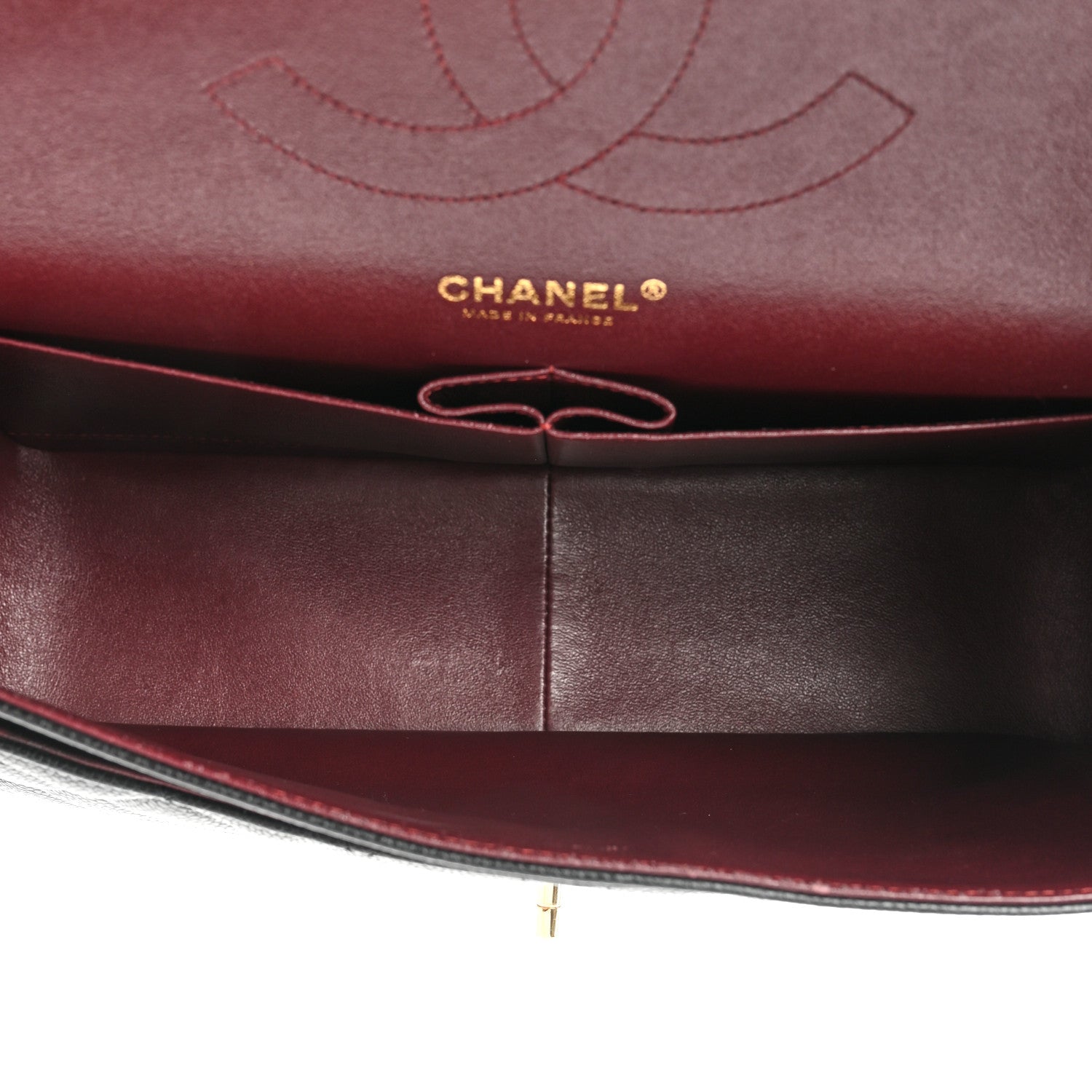 Chanel Caviar Quilted Jumbo Double Flap Black 5 of 10