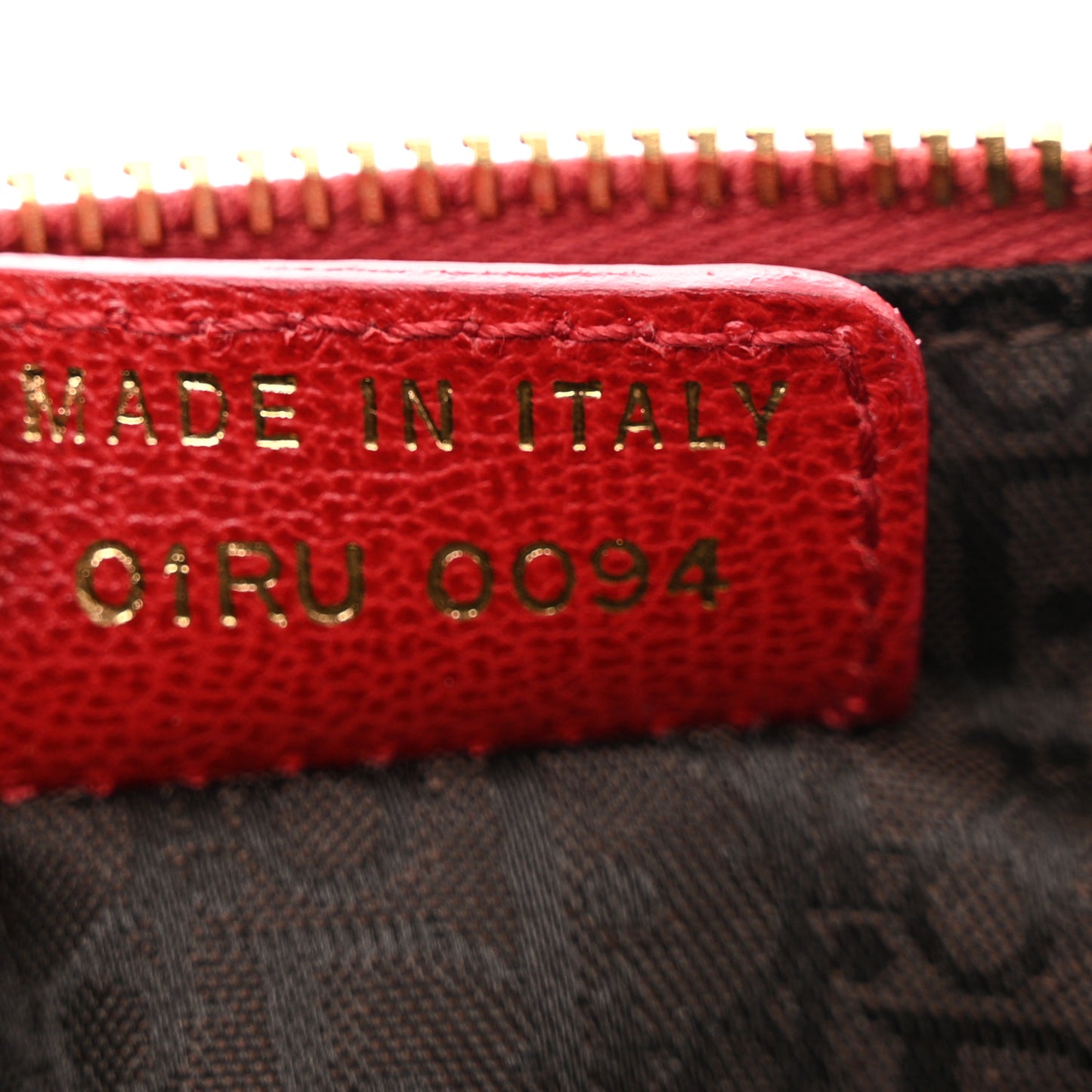 CHRISTIAN DIOR Pony Hair Leopard Mini Saddle Bag Red