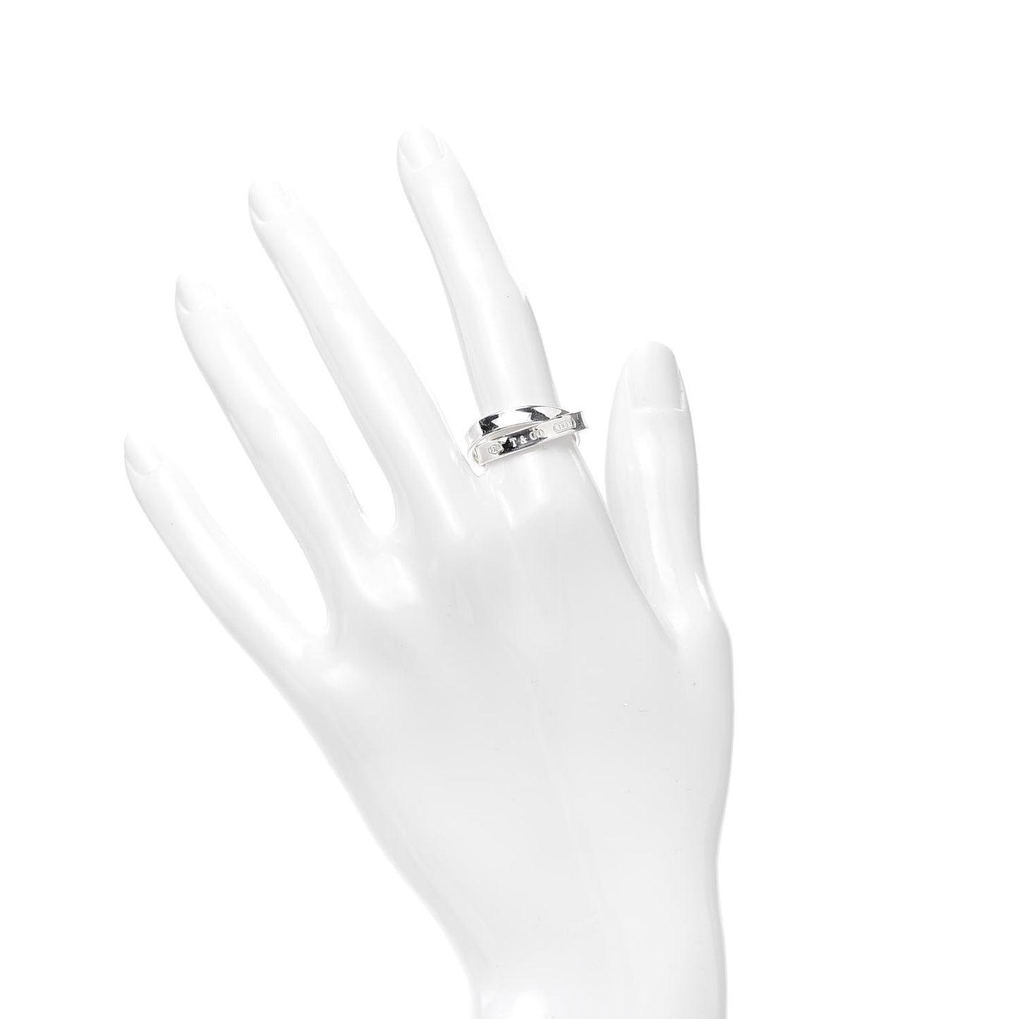Sterling Silver 1837 Interlocking Ring 51 5.75