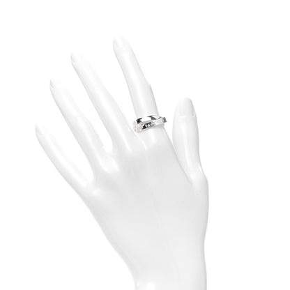 Tiffany Sterling Silver 1837 Interlocking Ring 51 5.75 2 of 4