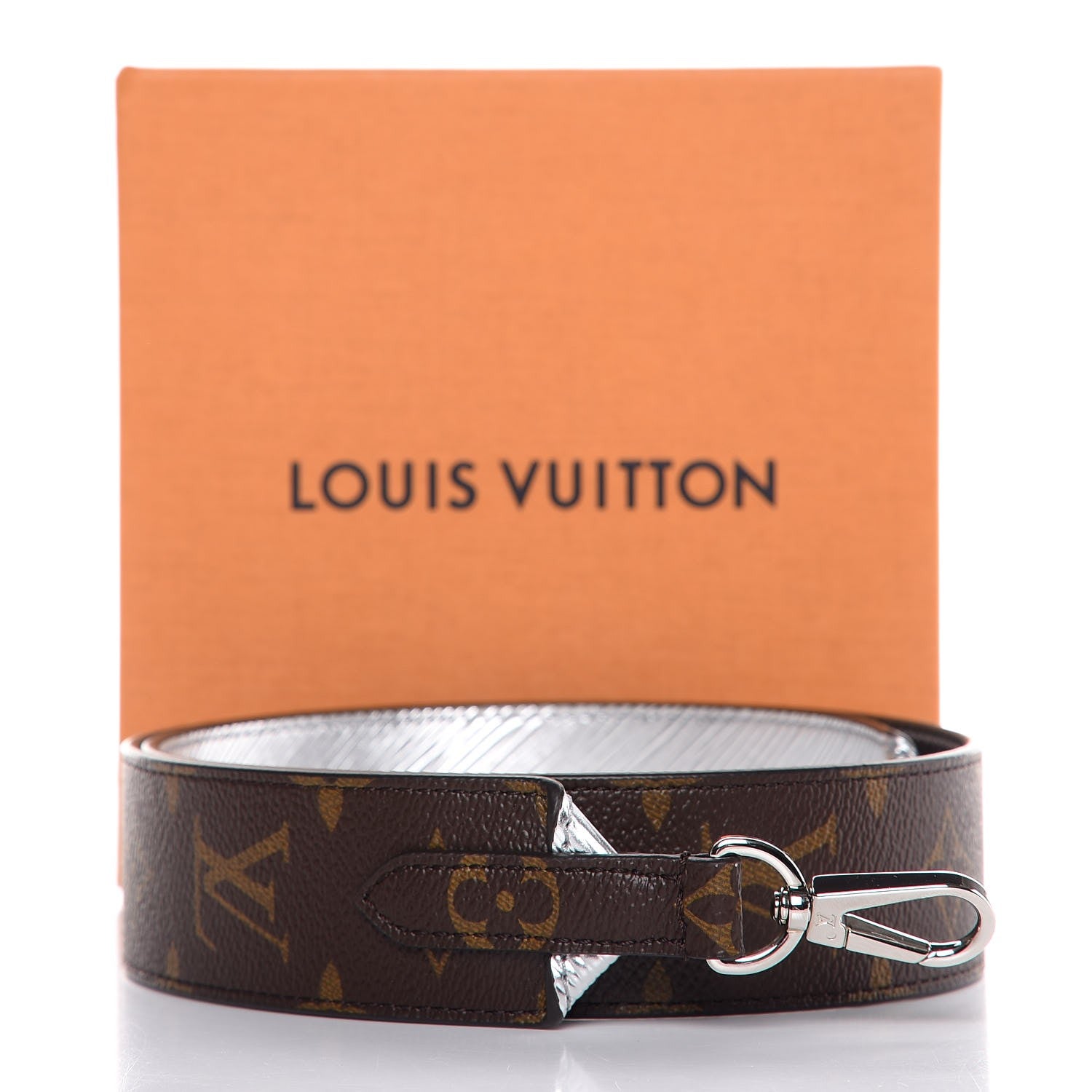 Louis Vuitton Epi Monogram Bandouliere Shoulder Strap Silver 6 of 6