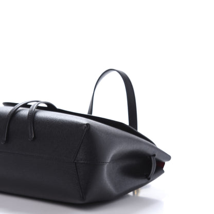 Mansur Gavriel Saffiano Mini Lady Bag Black Flamma 6 of 8