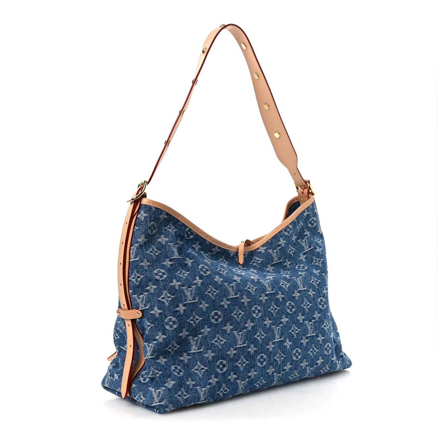 Monogram Denim CarryAll MM Blue