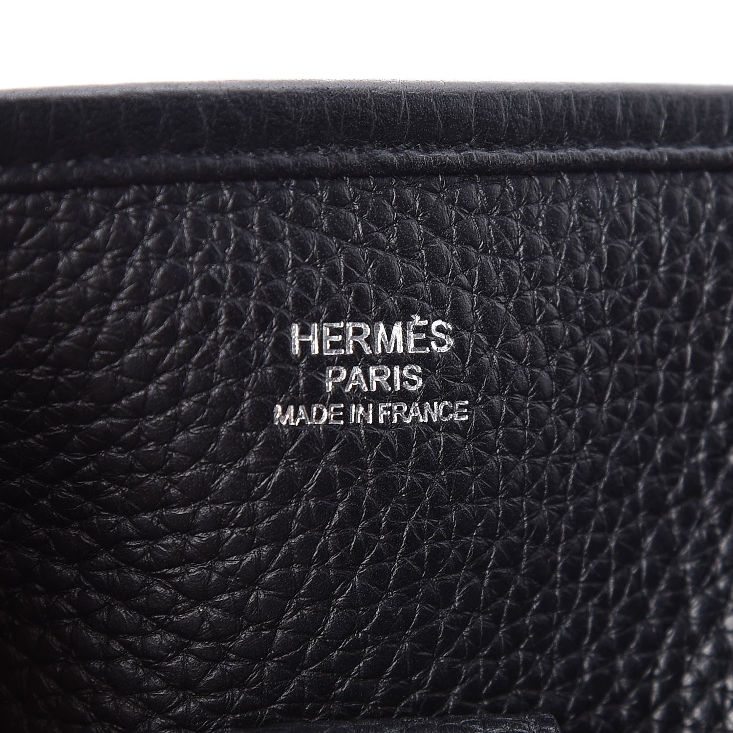Hermes Taurillon Clemence Evelyne III GM Black 6 of 10