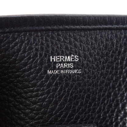 Hermes Taurillon Clemence Evelyne III GM Black 6 of 10