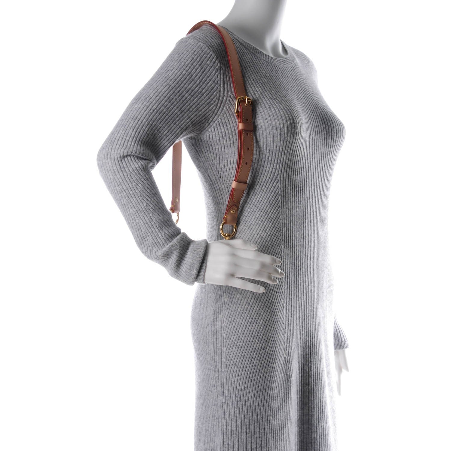 Louis Vuitton Vachetta 25mm Adjustable Shoulder Strap VVN 2 of 3
