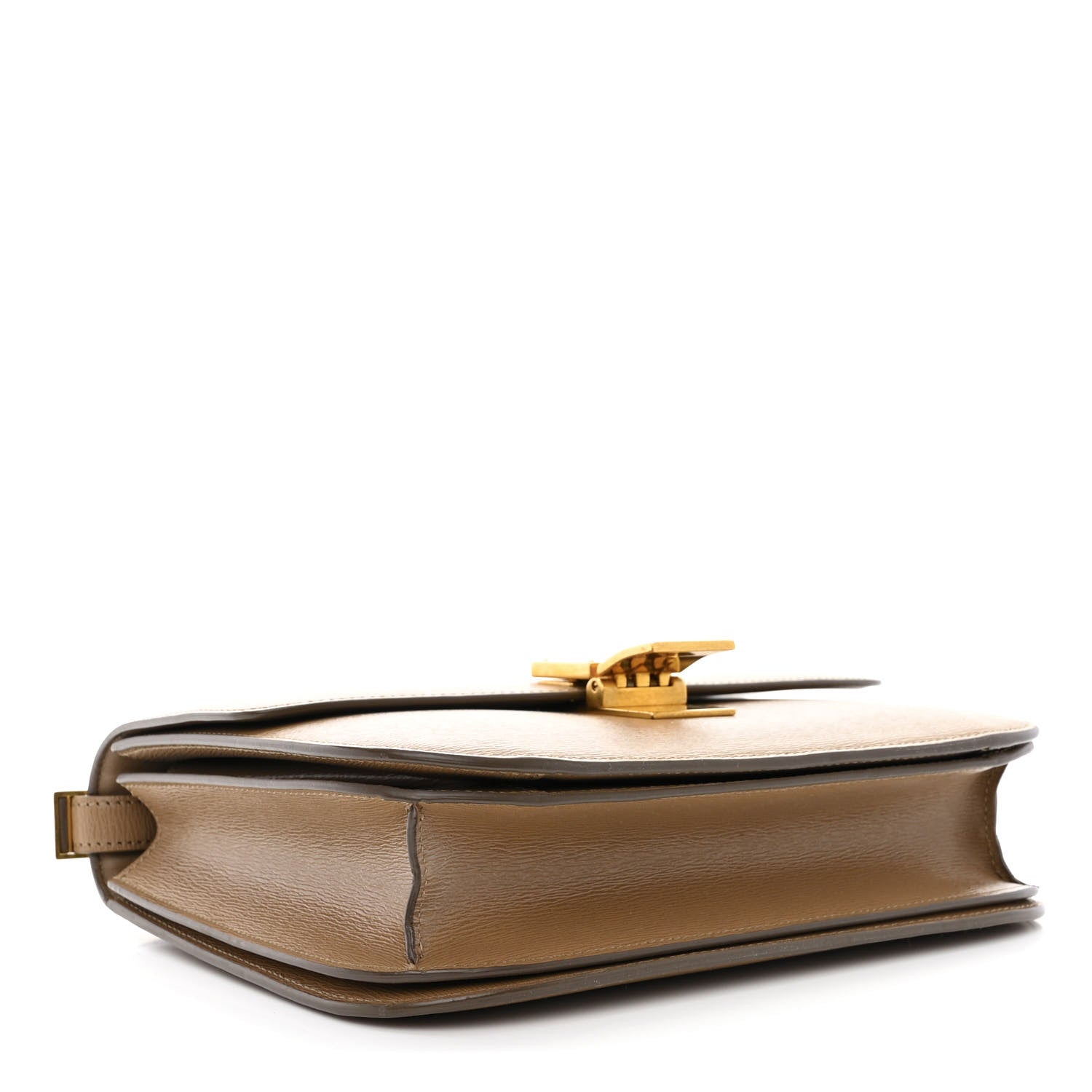 Celine Liege Calfskin Medium Classic Box Flap Bag Taupe 4 of 14