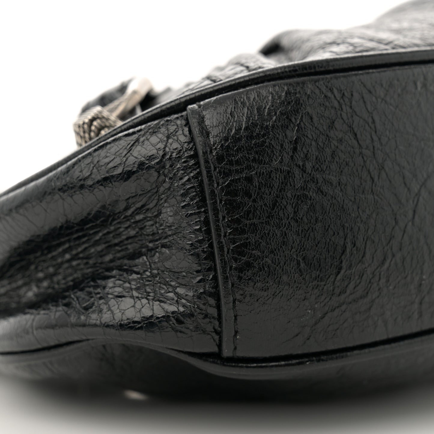 Agneau Arena Le Cagole Shoulder Bag XS Black