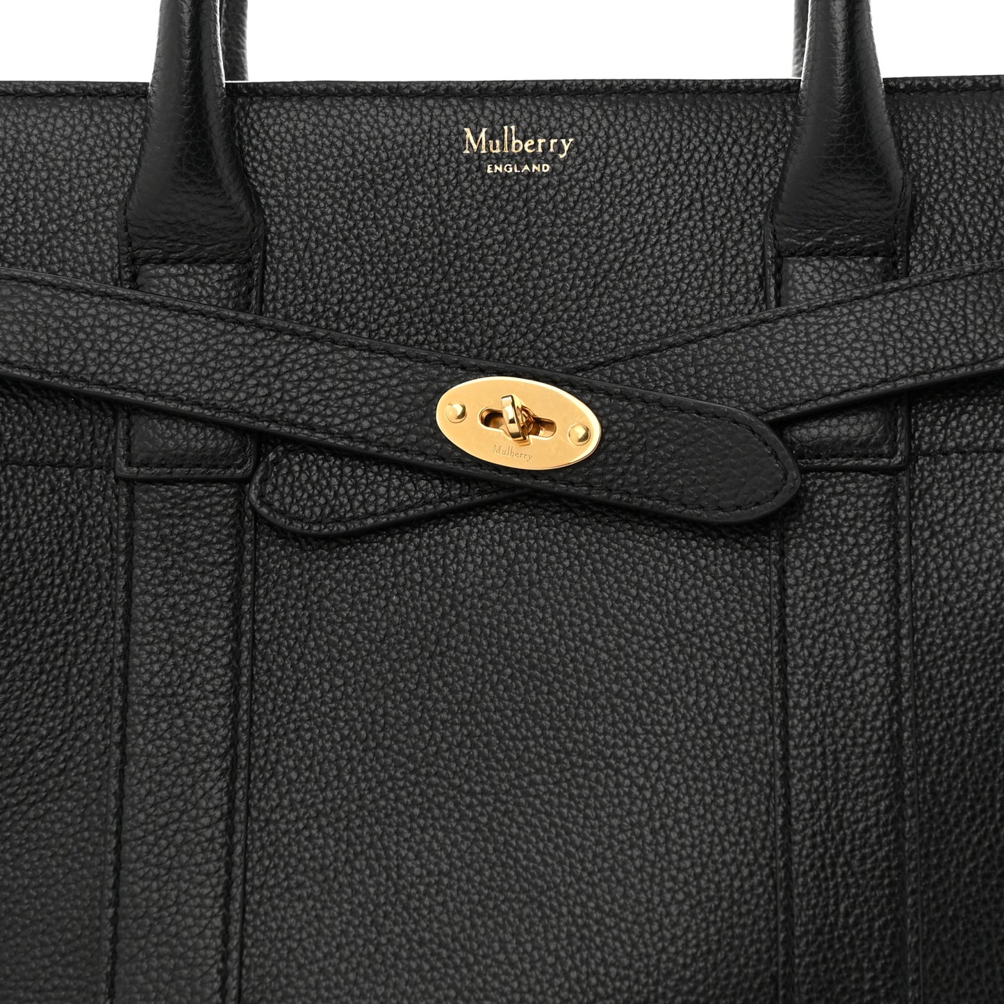 Small Classic Grain Small Zipped Bayswater Black