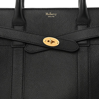 Mulberry Small Classic Grain Small Zipped Bayswater Black 7 of 9