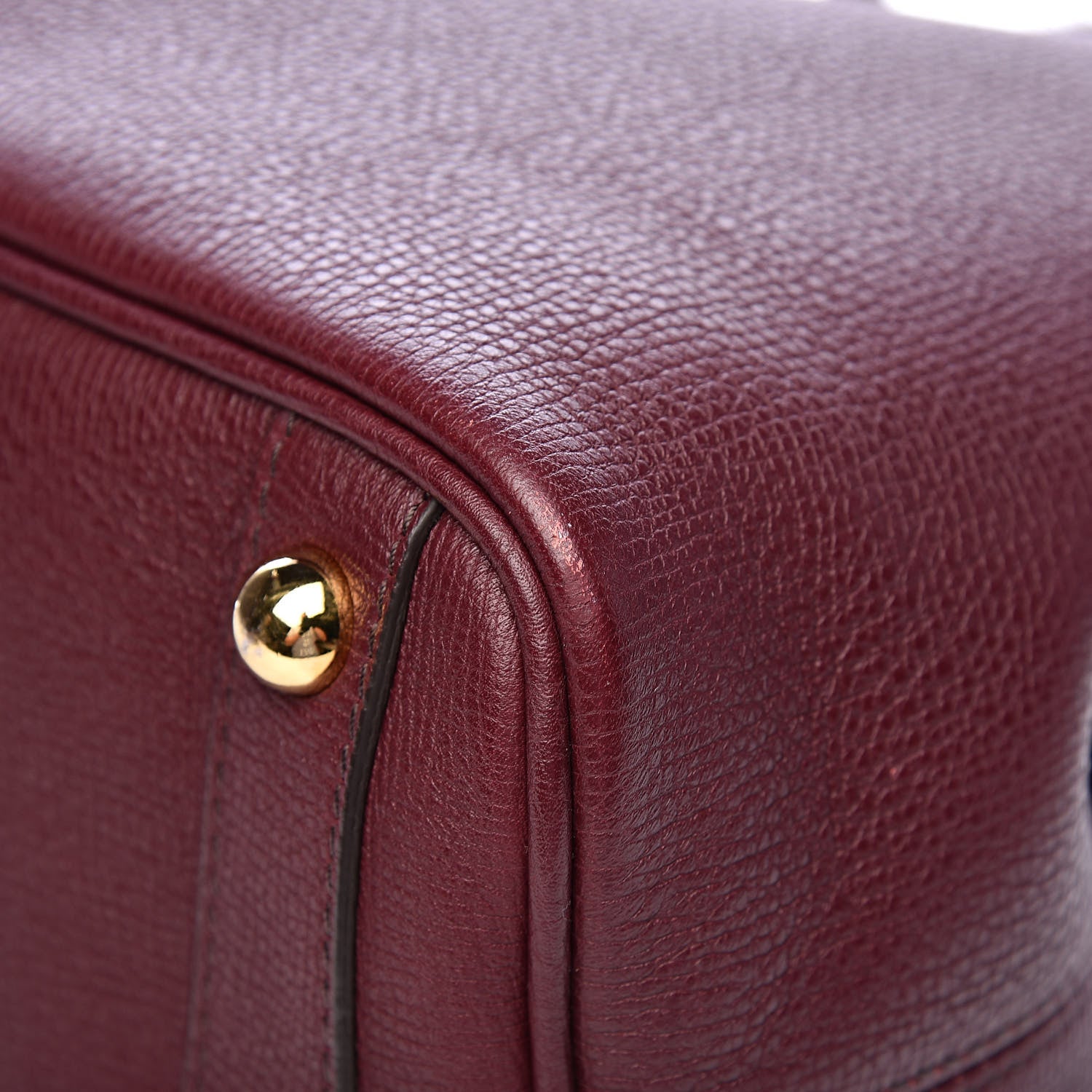 Burberry Grainy Calfskin Medium Honeybrook Tote Dark Plum 10 of 11