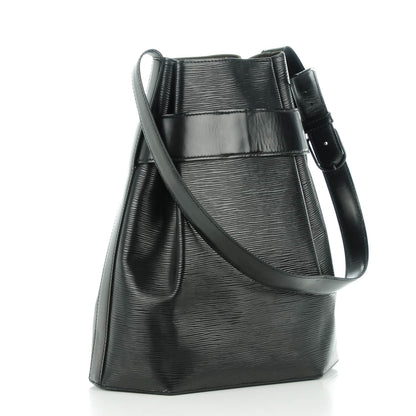 Louis Vuitton Epi Sac D'Epaule GM Black 4 of 10