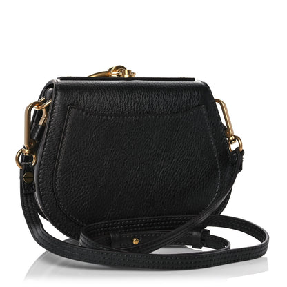 Chloe Calfskin Suede Small Nile Bracelet Bag Black 3 of 11