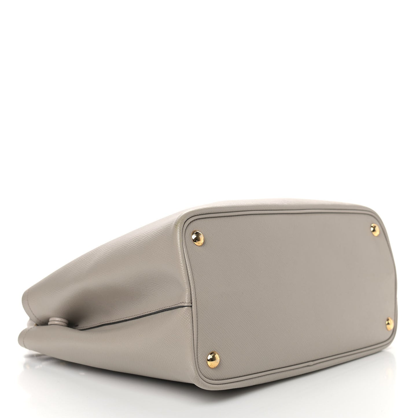 Saffiano Cuir Medium Double Bag Pomice