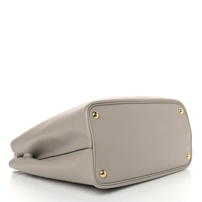 Prada Saffiano Cuir Medium Double Bag Pomice 4 of 13