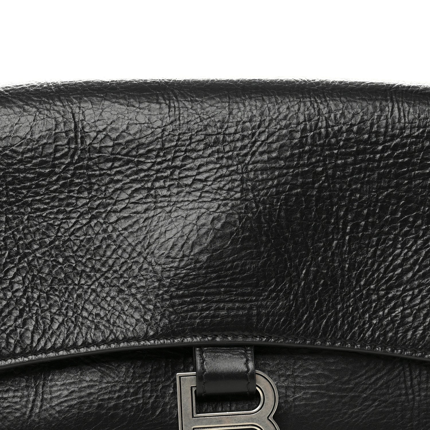 Balenciaga Paper Calfskin Small Crush Sling Bag Black 8 of 10