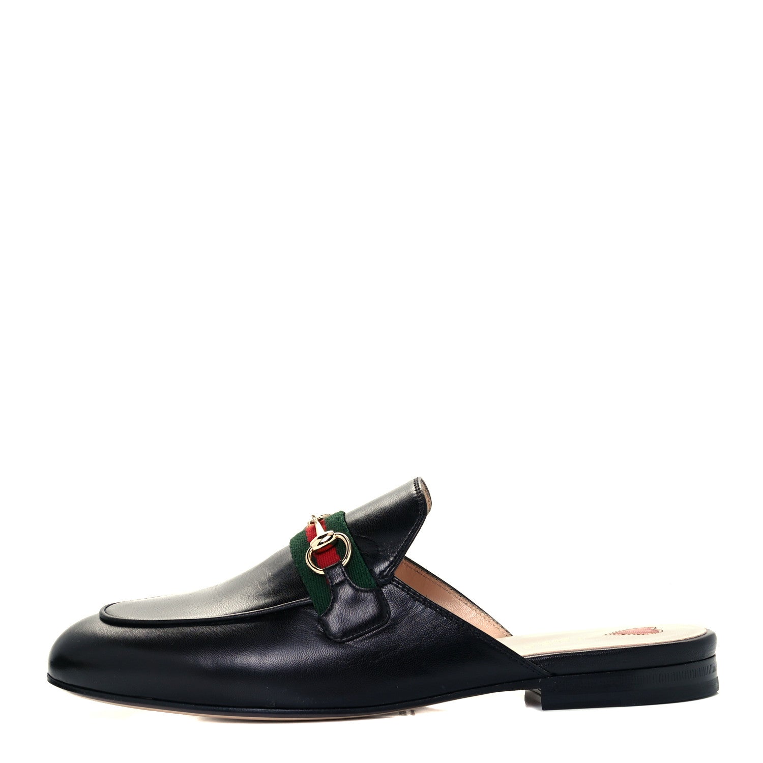 Gucci Malaga Kid Web Womens Princetown Slippers 39 Black 1 of 10