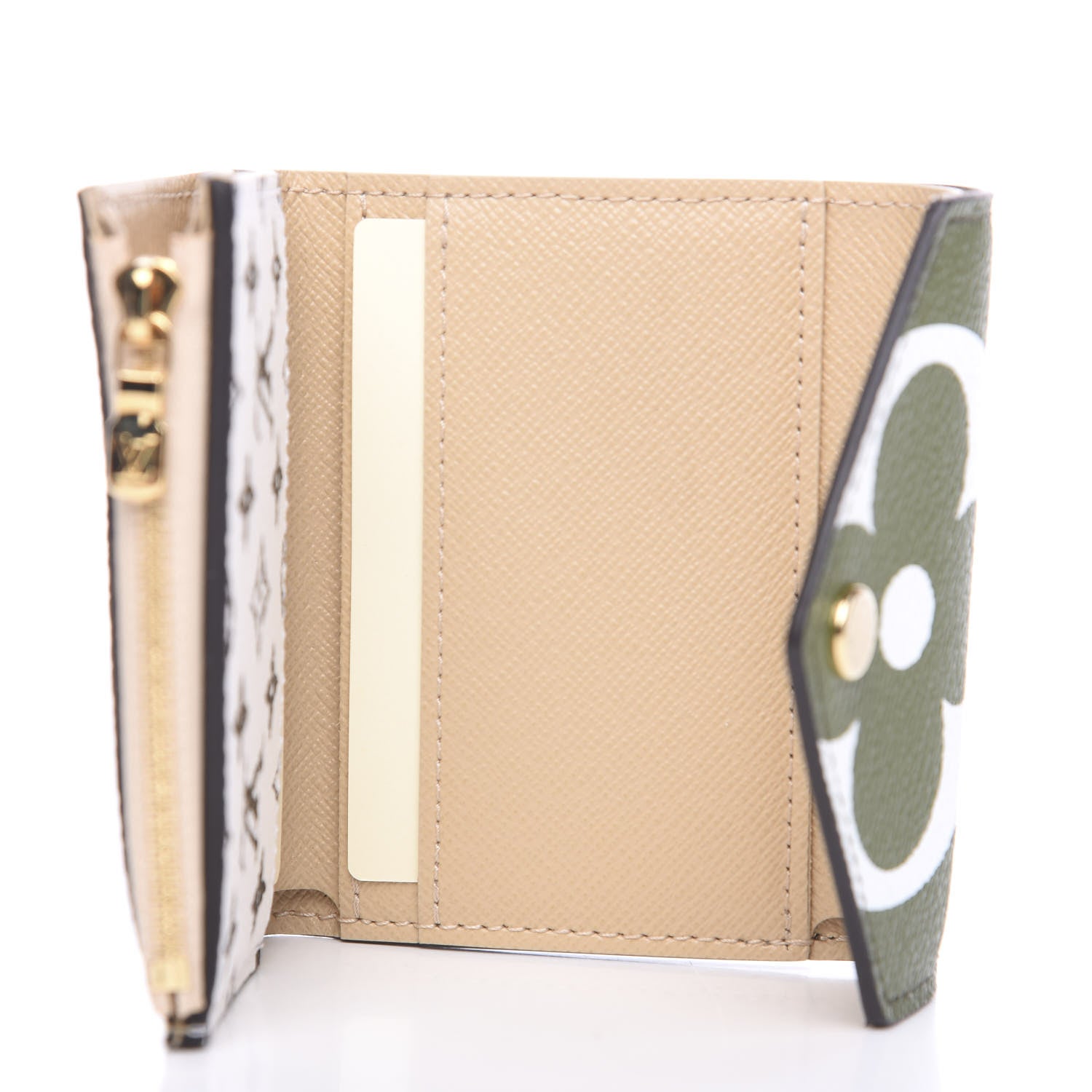 Louis Vuitton Monogram Giant Zoe Wallet Kaki 5 of 6