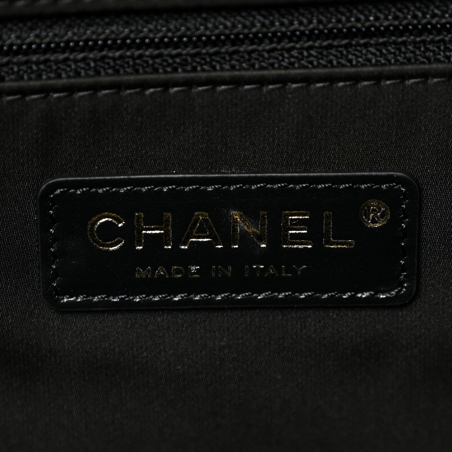 Chanel Nylon Calfskin Quilted Coco Neige Printed Convertible Duffle Backpack Black 5 of 9