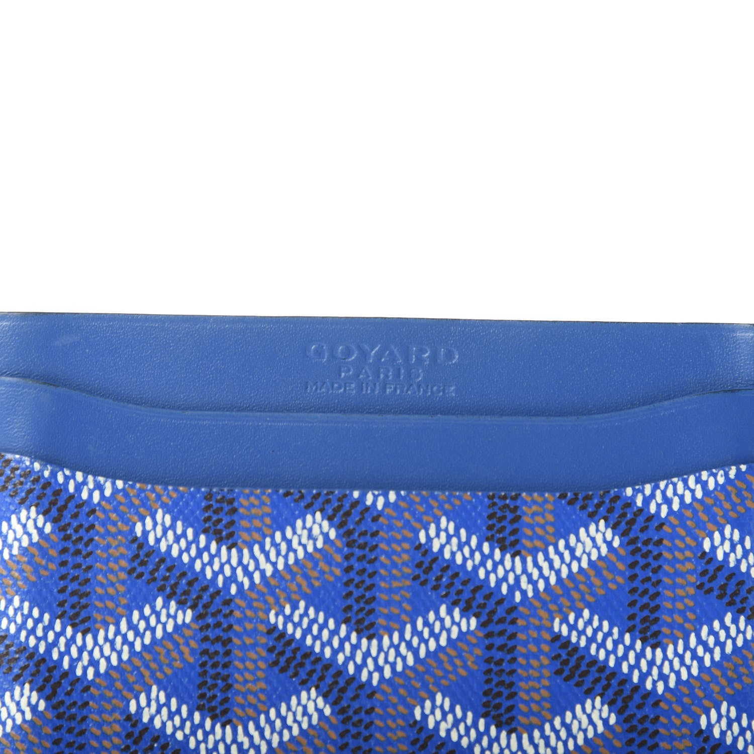 Goyard Goyardine Saint Sulpice Card Holder Sky Blue 6 of 8
