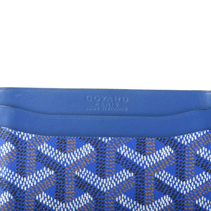 Goyard Goyardine Saint Sulpice Card Holder Sky Blue 6 of 8