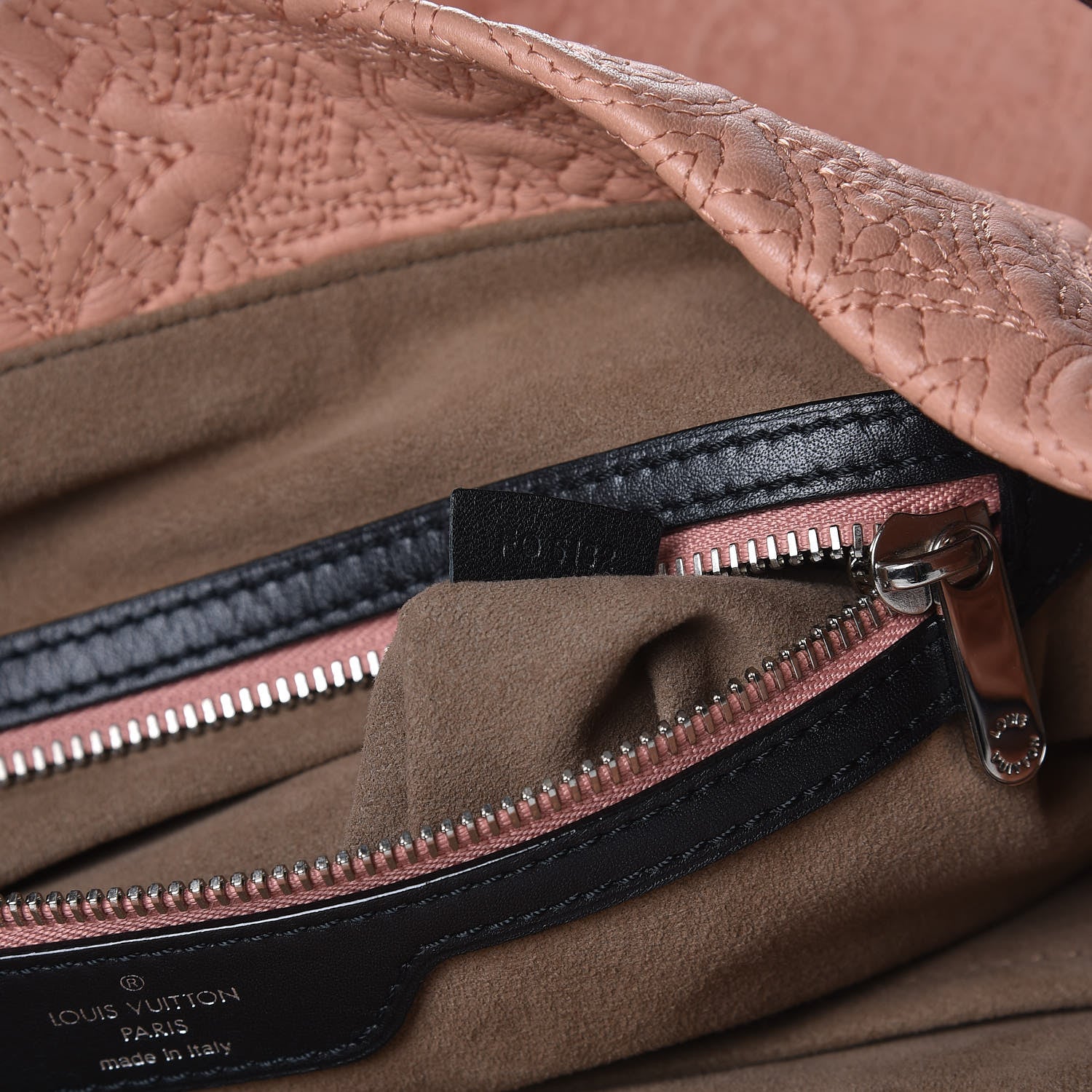 Louis Vuitton Monogram Lambskin Antheia Hobo PM Rose 7 of 11