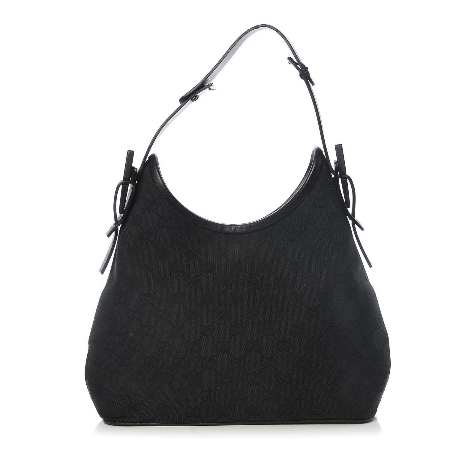 Gucci Monogram Small Hobo Black 1 of 15