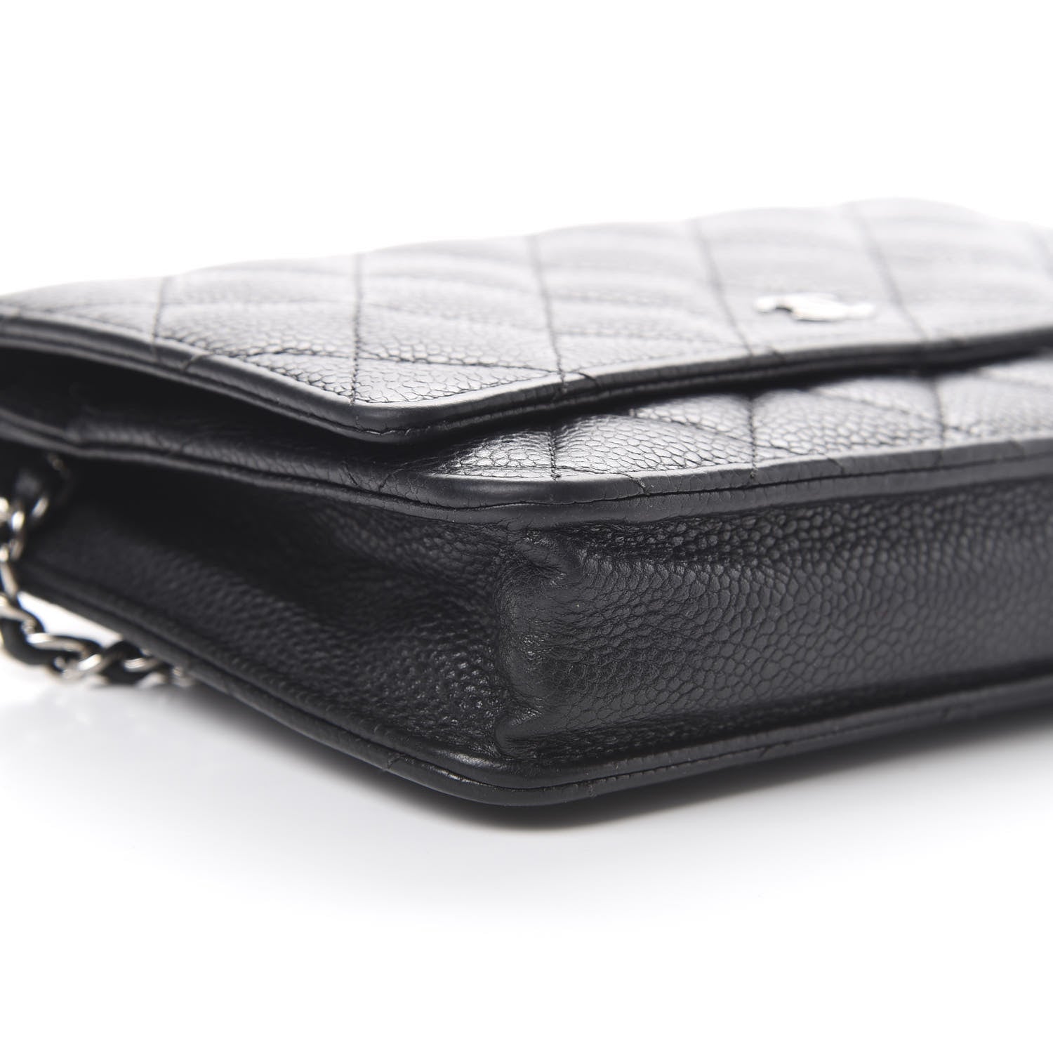 Chanel Caviar Quilted Wallet On Chain WOC Black 9 of 14
