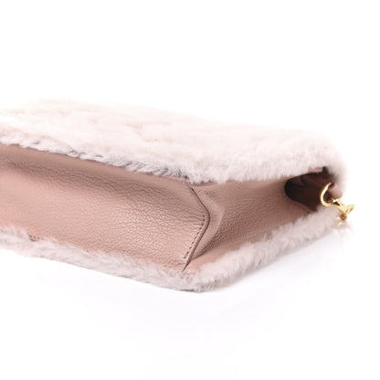 Miu Miu Shearling Goatskin Shoulder Bag 6 of 10