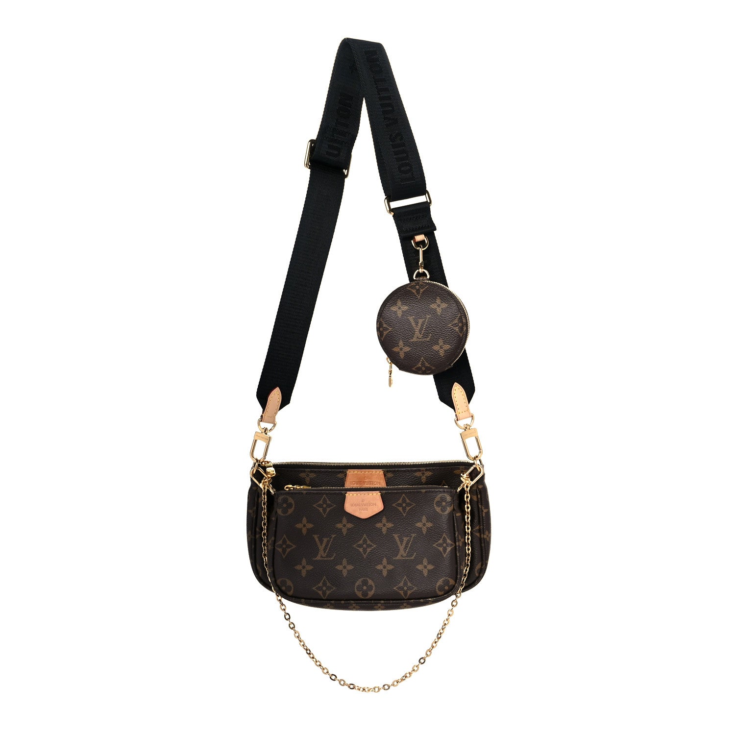 Louis Vuitton Monogram Multi Pochette Accessories Black 1 of 13
