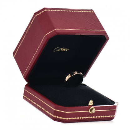 Cartier 18K Yellow Gold 3.5mm LOVE Wedding Band Ring 55 7.25 5 of 5