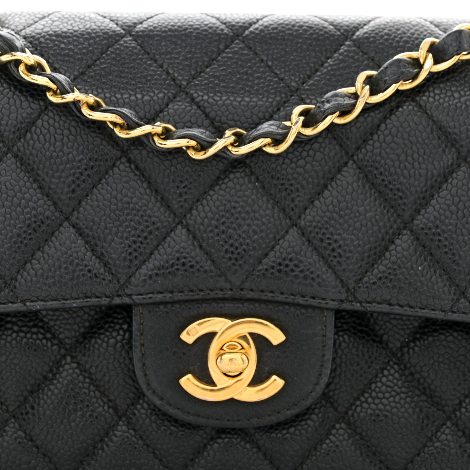 Chanel Caviar Quilted Small Double Flap Black 8 of 11