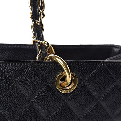Chanel Caviar Quilted Grand Shopping Tote GST Black 16 of 16