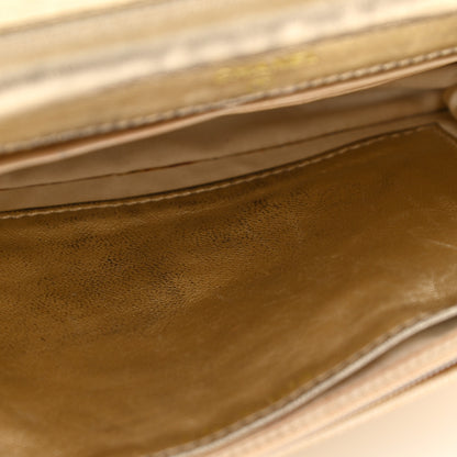 Chanel Nylon Travel Wallet On Chain WOC Metallic Gold 9 of 13