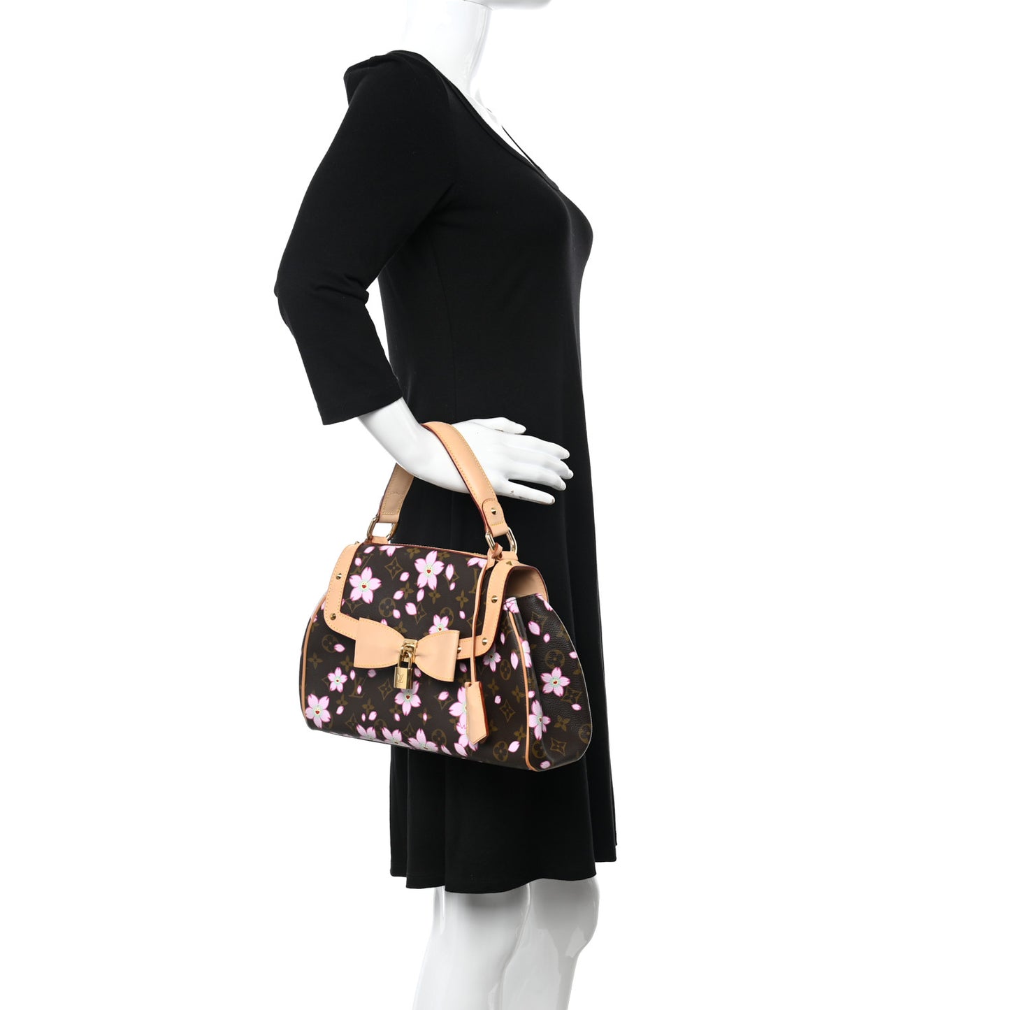 Monogram Cherry Blossom Sac Retro Bag Brown