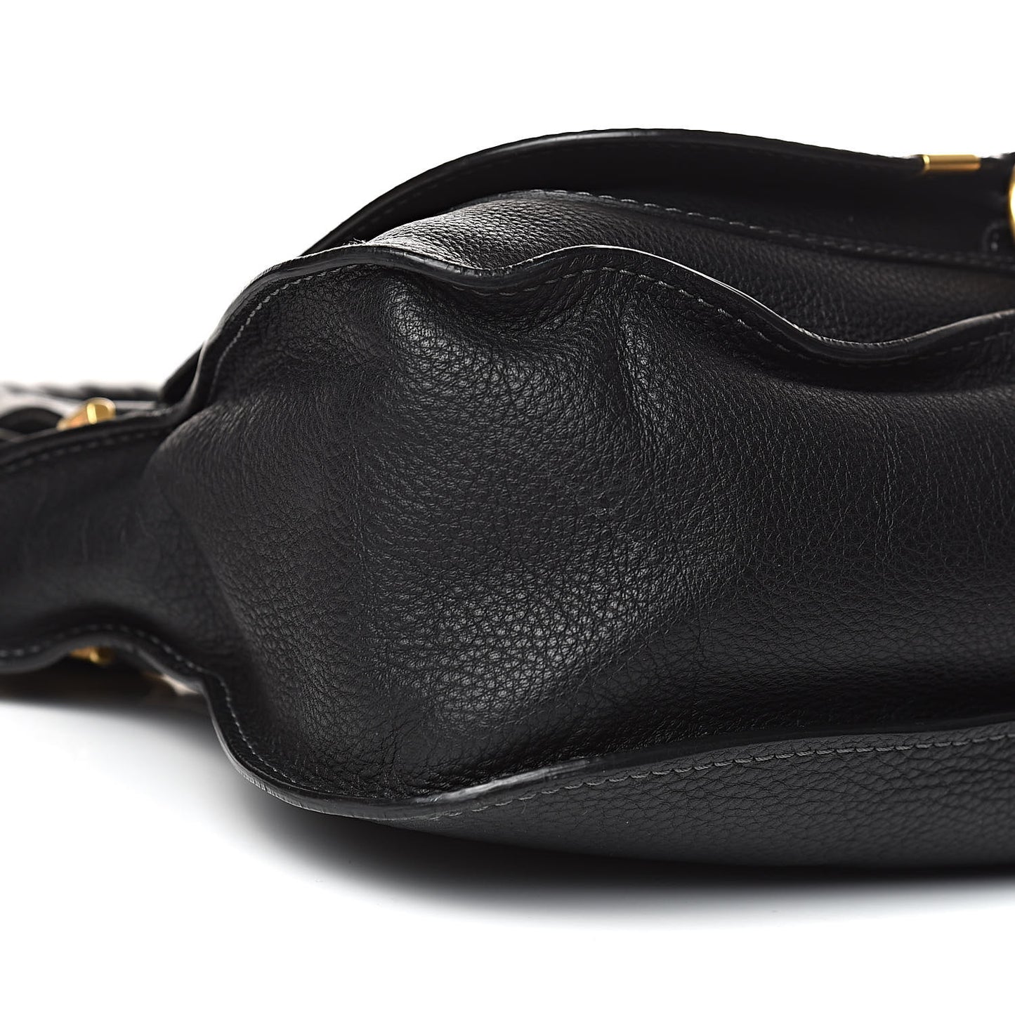 Calfskin Medium Marcie Satchel Black