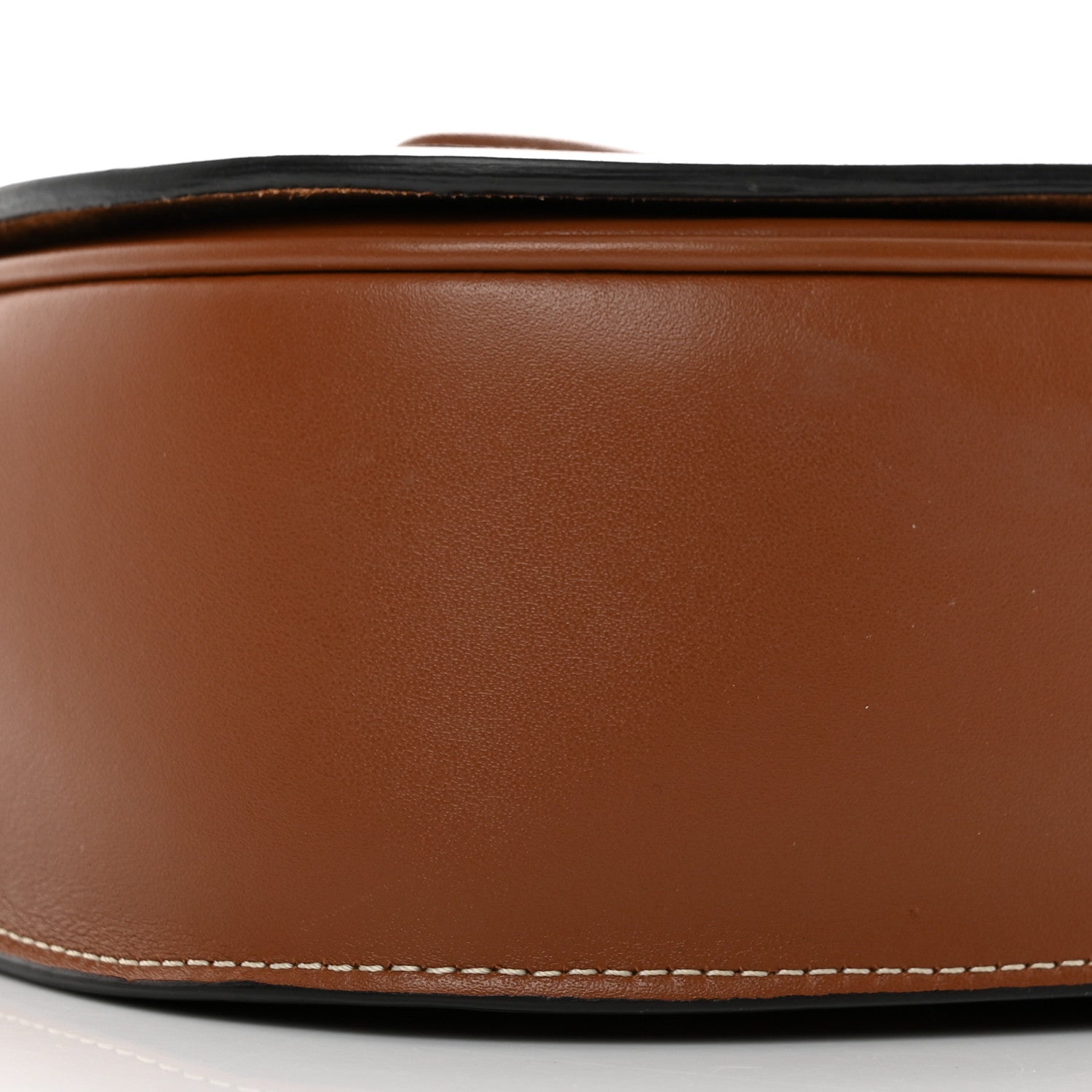 Celine Smooth Calfskin Cuir Triomphe Folco Crossbody Bag Tan 10 of 13